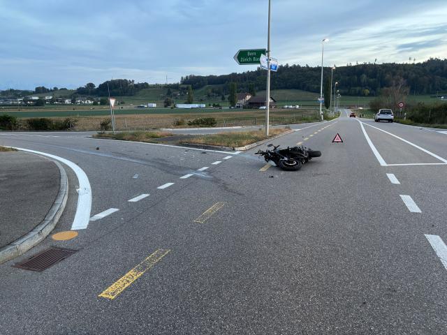 Rapperswil: Motorradfahrer bei Kollision schwer verletzt Rapperswil: Motorradfahrer bei Kollision schwer verletzt