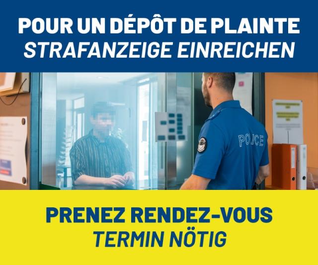 Kantonspolizei Freiburg erlaubt nicht dringende Anzeigen nur nach Termin Kantonspolizei Freiburg erlaubt nicht dringende Anzeigen nur nach Termin