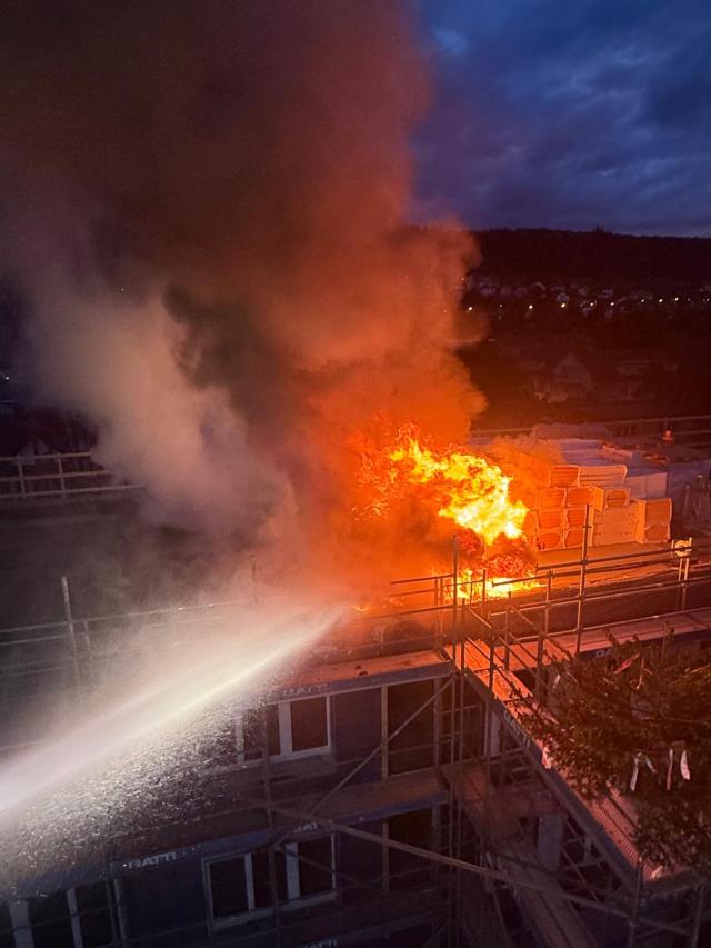 Biel: Mann nach Brand auf Baustelle angehalten