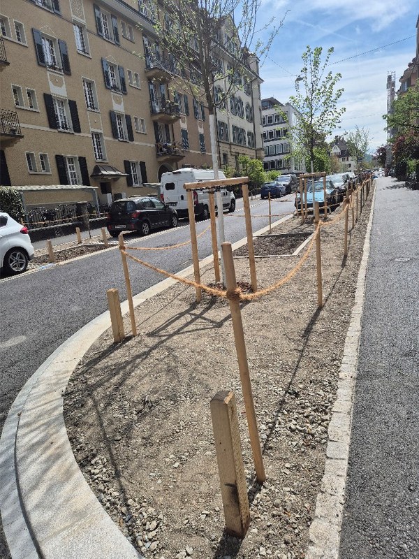 Optingenstrasse klimafreundlich aufgewertet